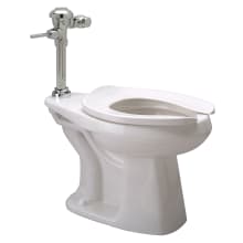EcoVantage 1.28 GPF One Piece Elongated Toilet with Exposed Manual Z6000AV-HET Flushometer valve