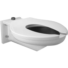 1.6 GPF Wall Mounted One Piece Elongated Chair Height Toilet with Hand Lever - Seat Included