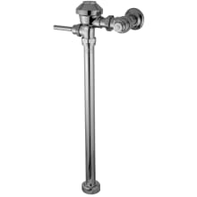 Aquaflush 1.6 GPF Manual Flushometer for Water Closets with Sweat Solder Kit, Cast Wall Flange, and 27" Vacuum Breaker Tube