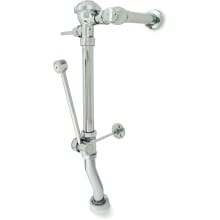 AquaVantage AV Exposed Manual Diaphragm Flush Valve with 1.28 GPF Bedpan Washer Assembly and Grab Bar