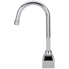 AquaSense 0.5 GPM Single Hole Commercial Touchless Bathroom Faucet with IR Sensing Stream Regulator - Hydro-Powered