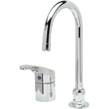 2.2 GPM Deck Mounted Single Handle Utility Faucet with Metal Handle