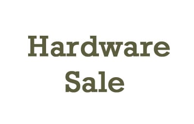 Hardware Sale