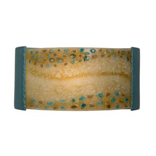 A thumbnail of the A19 RE108 Teal Crackle and Multi Amber