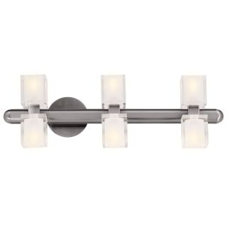A thumbnail of the Access Lighting 23907 Brushed Steel / Frosted / Clear