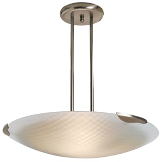 A thumbnail of the Access Lighting 50055 Brushed Steel / Checkered Frosted
