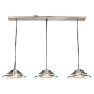 A thumbnail of the Access Lighting 50443 Brushed Steel / Clear