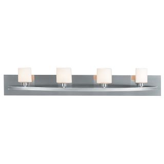 A thumbnail of the Access Lighting 53304 Brushed Steel / Opal