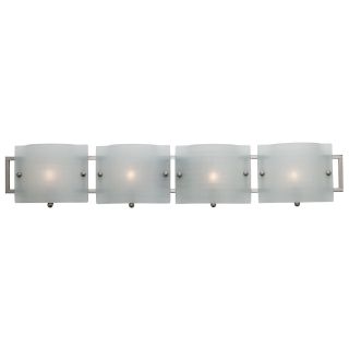 A thumbnail of the Access Lighting 53314 Brushed Steel / Checkered Frosted