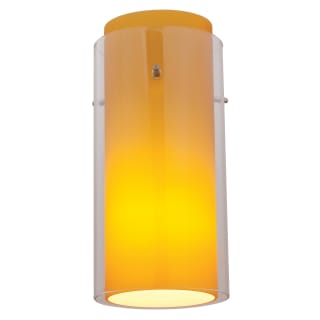 A thumbnail of the Access Lighting 23133 Brushed Steel / Clear / Amber