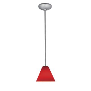 A thumbnail of the Access Lighting 28004-1R Brushed Steel / Red