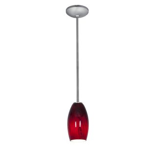A thumbnail of the Access Lighting 28011-1R-BS Brushed Steel / Ruby Sky