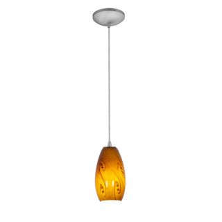 A thumbnail of the Access Lighting 28011-2C-BS Brushed Steel / Amber Sky