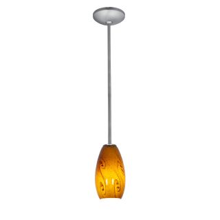 A thumbnail of the Access Lighting 28011-2R-BS Brushed Steel / Amber Sky