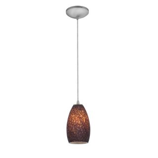 A thumbnail of the Access Lighting 28012-1C-BS Brushed Steel / Brown Stone