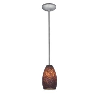 A thumbnail of the Access Lighting 28012-1R-BS Brushed Steel / Brown Stone