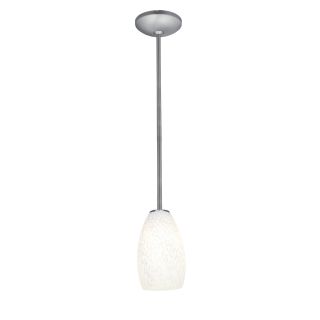 A thumbnail of the Access Lighting 28012-1R-BS Brushed Steel / White Stone