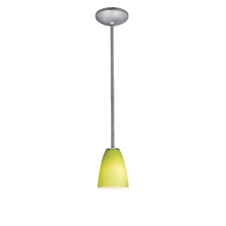 A thumbnail of the Access Lighting 28022-1R Brushed Steel / Light Green