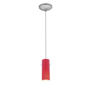 A thumbnail of the Access Lighting 28030-1C Brushed Steel / Red