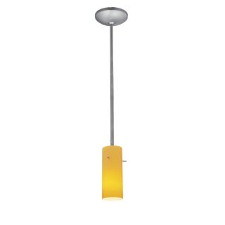 A thumbnail of the Access Lighting 28030-1R Brushed Steel / Amber