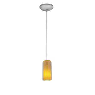 A thumbnail of the Access Lighting 28033-1C Brushed Steel / Amber