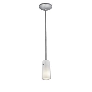 A thumbnail of the Access Lighting 28033-1R Brushed Steel / Clear Opal