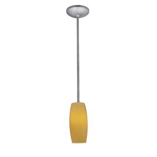 A thumbnail of the Access Lighting 28070-1R Brushed Steel / Amber