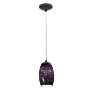 A thumbnail of the Access Lighting 28078-1C Oil Rubbed Bronze / Plum Swirl