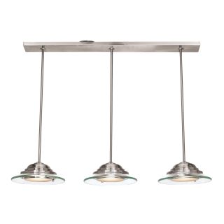 A thumbnail of the Access Lighting 50443LED Brushed Steel / Clear