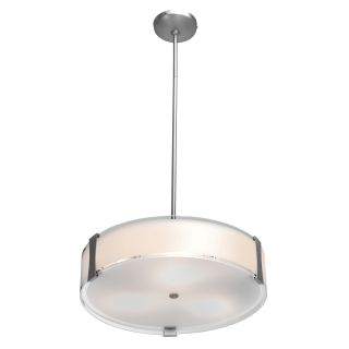 A thumbnail of the Access Lighting C50123-CFL Brushed Steel / Opal