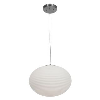 A thumbnail of the Access Lighting C50180-CFL Brushed Steel / Opal