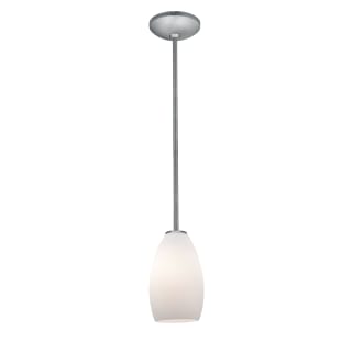 A thumbnail of the Access Lighting 28012-1R Brushed Steel / Opal