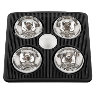 Aero Pure A716BW White 90 CFM 1.2 Sones Single Speed Ceiling Mounted  Exhaust Fan with Four 270 Watt Heat Lamps - VentingDirect.com