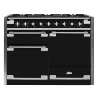 Aga Ael48df Mbl Matte Black Elise Series 48 Inch Wide 6 Cu Ft