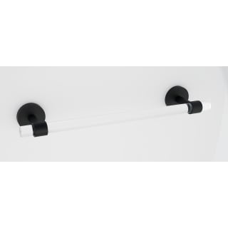 Alno A7220 12 PB Polished Brass Contemporary Acrylic 12 Inch Wide Towel Bar FaucetDirect