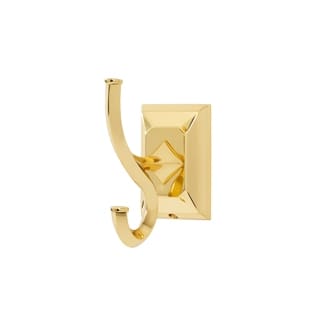 Alno Robe Hooks Collection Double Robe Hook, Polished Nickel