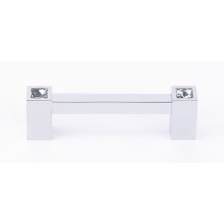 Alno C718 35 Pc Polished Chrome Contemporary Crystal 3 1 2 Inch