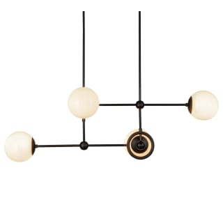 A thumbnail of the Alora Lighting CH407342 Matte Black / Glossy Opal Glass