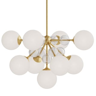 A thumbnail of the Alora Lighting CH415331 Brushed Gold / Opal Glass