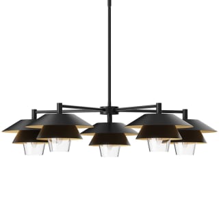 A thumbnail of the Alora Lighting CH475138 Matte Black / Clear Glass