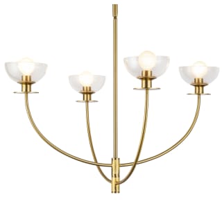 A thumbnail of the Alora Lighting CH515226 Brushed Gold / Clear Glass