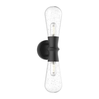 A thumbnail of the Alora Lighting EW464002 Black / Clear Bubble Glass