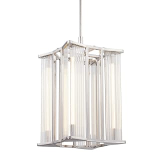 A thumbnail of the Alora Lighting PD339415CR Polished Nickel / Ribbed Glass