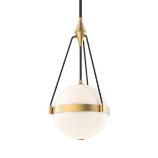 A thumbnail of the Alora Lighting PD406414 Brushed Gold / Glossy Opal