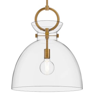 A thumbnail of the Alora Lighting PD411818 Aged Gold / Clear Glass