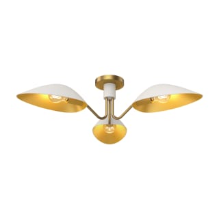 A thumbnail of the Alora Lighting SF550332 White / Aged Gold