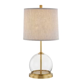A thumbnail of the Alora Lighting TL304023L Vintage Brass / Natural Linen
