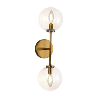 A thumbnail of the Alora Lighting WV549220 Aged Brass / Clear Glass