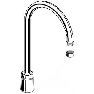 American Standard 012182-0020A Chrome Gooseneck Spout ...