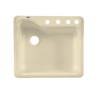 American Standard 7172.804.345 Bisque Single Basin Americast ...